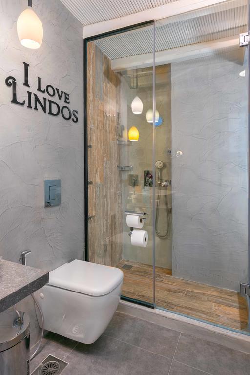 Lindos Shore Summer House With Jacuzzi And Sea View !!! ภายนอก รูปภาพ