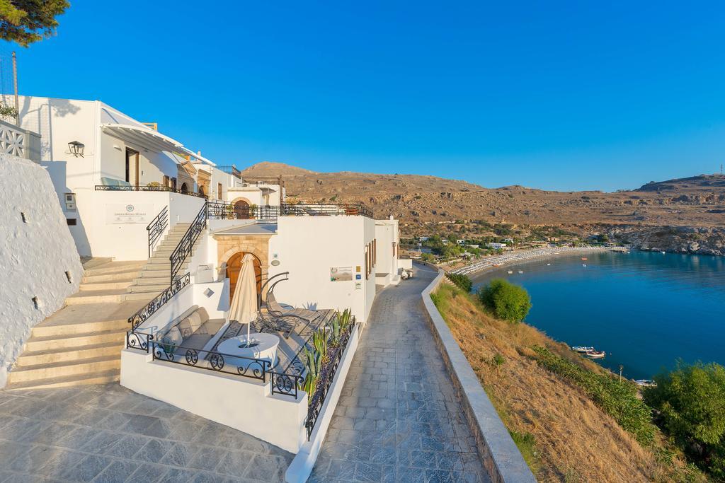 Lindos Shore Summer House With Jacuzzi And Sea View !!! ภายนอก รูปภาพ